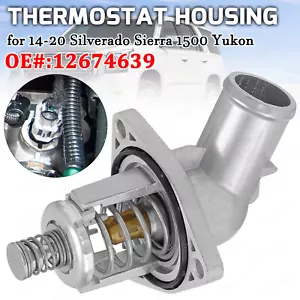 Conjunto de carcasa de termostato para Chevy Silverado GMC Sierra 1500 Escalade 14-20 - Imagen 1 de 14