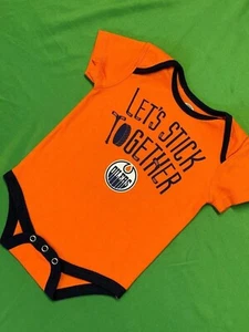 Body/Gilet NHL Edmonton Oilers Let's Stick Together 3-6 mesi - Foto 1 di 2