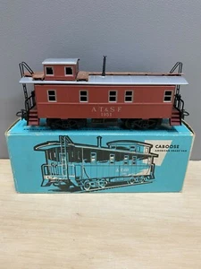 Marklin 4570.2 Caboose. ATSF red/pink livery. Rare. Tin Plate. No Rust LN/OB - Picture 1 of 7