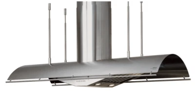 Campana extractora de conductos de montaje en isla trapecial ZEPHYR con ventilador de 1000 CFM no incluido - CTPE48BSX Foto 1 de 3