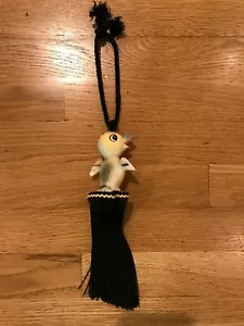 CUTE FUNNY BIRD PARAKEET DOOR KNOB HANGER MADE IN JAPAN - Picture 1 of 6