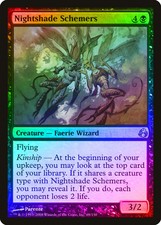 Nightshade Schemers FOIL Morningtide NM Black Uncommon MAGIC MTG CARD ABUGames