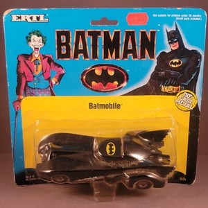 1989 ERTL Batman Batmobile Die Cast Metal Collectable New In Box