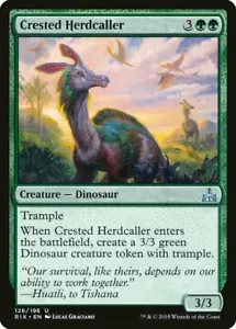 4 Crested Herdcaller 4x x4 - NM - Rivals of Ixalan - SPARROW MAGIC mtg - Bild 1 von 1