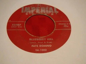 Fats Domino Imperial X5407 7" 45 RPM 1956 Blueberry Hill Honey Chile Rock N Roll - Imagen 1 de 5