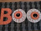 Vintage Style Halloween Tapestry Table Runner BOO! ?? NWOT 13x54"
