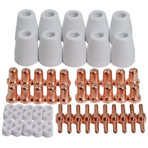PT-31 LG-40 Plasma Torch Electrode Tip Consumables Extended CUT-50D CT-312 60pcs - Picture 1 of 9