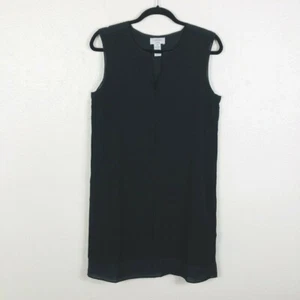 Carmen Marc Valvo Size Medium Sleeveless Dress Black Knee Length V Neck - Picture 1 of 3