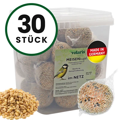 EGGERSMANN VOLARIS volaris - MEISENkugel im Netz 30 Stk - für heimische Wildvögel - Wildvogelfutter