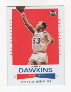 2002-03 UD GENERATIONS NBA CLASSICS DARRYL DAWKINS PHILADELPHIA 76ERS #132 - Picture 1 of 7