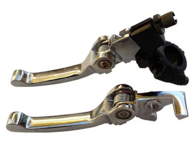 Foldable Clutch + Brake Lever Thumpstar 50/70/110cc 125cc 140cc Atomik DIRT BIKE - Image 1 of 4