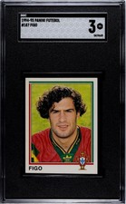 1994-95 PANINI FUTEBOL #187 FIGO SGC 3 VG PORTUGAL