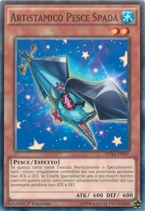 Carta YUGIOH-Artistamico Pesce Spada-DUEA-IT007-ITA-EX-Common 1.Ed - Imagen 1 de 1