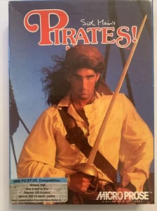 Pirates! 1987 by Sid Meier / MicroProse for IBM PC MS-DOS 5.25" Discs - Picture 1 of 8