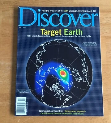 Discover Magazine July 2000 Target Earth No Label Newsstand - Image 1 of 2