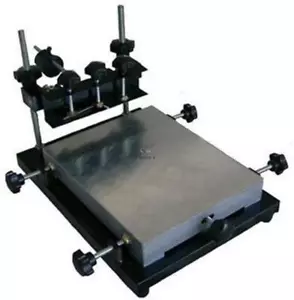 Stampante stencil manuale, macchina serigrafia t-shirt 440X320 mm taglia media - Foto 1 di 1