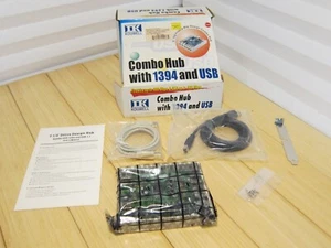 Koutech 8 ports USB 1.1 & Firewire 1394 moyeu combo interne 3,5 pouces baie de lecteur - 2 de 2 - Photo 1/13