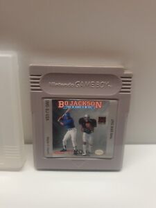 Bo Jackson: Two Games In One Nintendo Game Boy Gameboy with case. Untested.