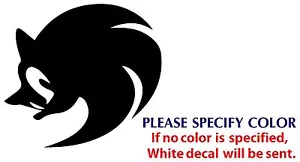 Sonic The Hedgehog Grafik gestanzt Aufkleber Aufkleber Auto LKW Boot Fenster 6" - Bild 1 von 3
