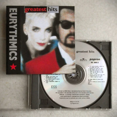 █▬█ █ ▀█▀  Eurythmics: Greatest Hits 📀 CD Album Popron 50 066-2  C.S.F.R.  🇨🇿 - Bild 1 von 2