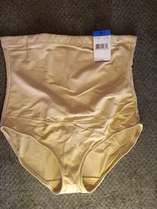 Maidenform Women's Beige Smooth High-Waist Shaper Brief Panties Size X-Large - Picture 1 of 4