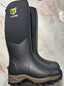 TideWe Rubber Neoprene Boots Men and Women Waterproof Hunting Boots, Size 5 - Picture 1 of 8