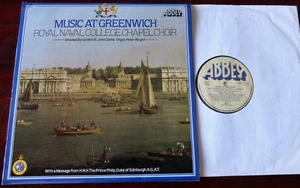 ROYAL NAVAL COLLEGE CHAPEL CHOIR MUSIC AT GREENWICH LP CLARKE ABBEY LPB 823 NM - Foto 1 di 2