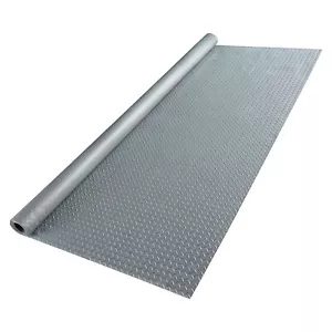 Garage Floor Mat Roll Diamond Car Parking Protect Cover Trailer PVC 19.5x6.5 Ft - Picture 1 of 10