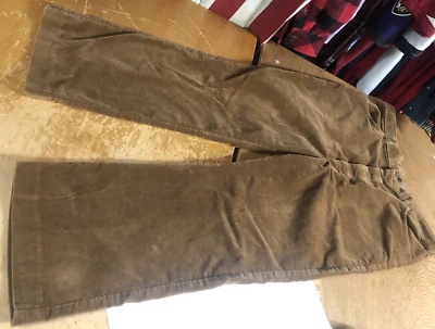 Pantalones De Colección Años 70 EE. UU. Lees Separados LEE Marrón Óxido Terciopelo/Velour Bootcut Para Hombres 38x28 Foto 1 de 4