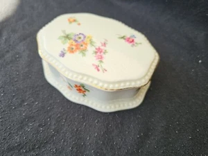 DECKEL DOSE ROSENTHAL TOP Deko PORZELLAN Gold Verziert Floral Blume K3 - Bild 1 von 10
