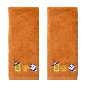 Halloween Boo Handtuch Set für Bad/Küche/Bar & Geschenk, 2 Stück - Bild 1 von 6