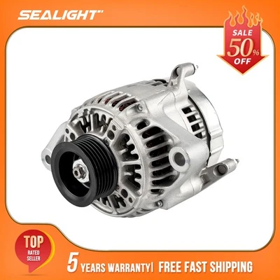 Alternador de 90 amperios para Jeep Cherokee 1991-1998 Wrangler Grand Cherokee Foto 1 de 4