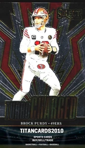 Brock Purdy 2023 Panini Select Turbocharged San Francisco 49ers #TUR-BPU - Foto 1 di 2