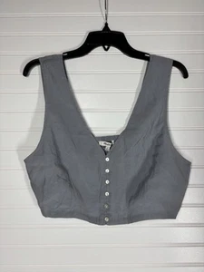 Madewell 82 $ weich fallendes Gwen bauchfreies Trägertop Dawn Größe 14 - Bild 1 von 5