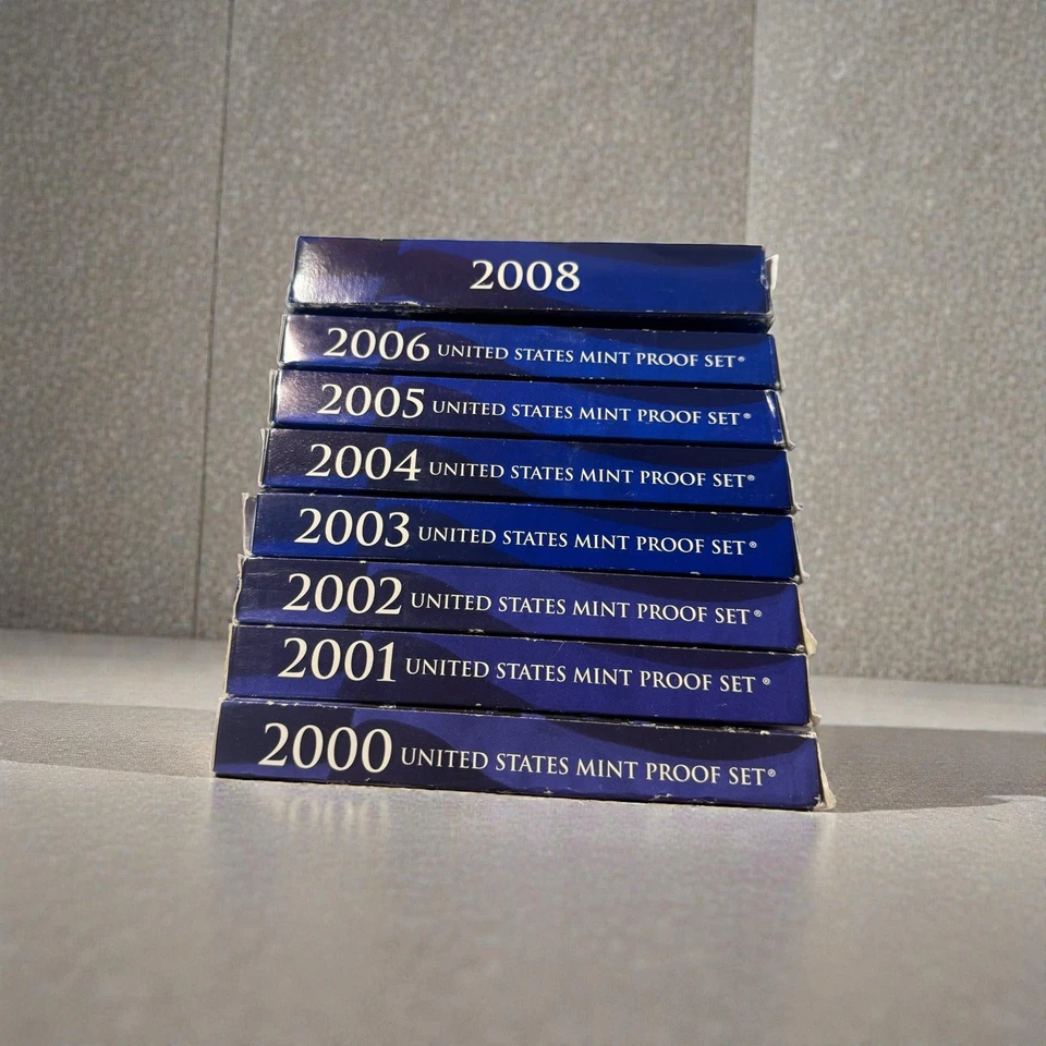 Juego completo de prueba de Estados Unidos 2000-2008 como nuevo (8) por $125,99 Foto 1 de 1