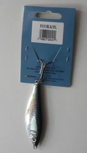 Clarkspoon JC PJ15-BLK/SIL Pogie Jig 1,5 oz Black Back Silver Side - Bild 1 von 3