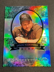 2011 Leaf REFRACTOR POKER PROOF MISSING AUTO & # Jason Alexander "Seinfeld" - Picture 1 of 2