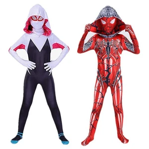 Spiderman Kostüm Kinder Jungen Karneval Halloween Superheld Body Party Cosplay - Bild 1 von 20