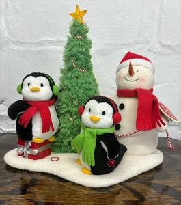 2006 Hallmark Christmas Plush "Very Merry Trio" Tree Lights Bells Sings • Video - Picture 1 of 8