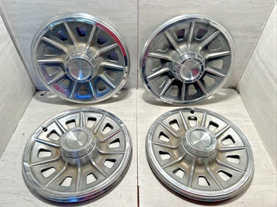 Pontiac GTO 1965 14" tapacubos 1966 LeMans cubiertas de rueda Tempest juego de 4 abolladas Foto 1 de 4