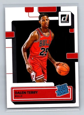 2022-23 Donruss #218 Dalen Terry RC Chicago Bulls - Image 1 of 2