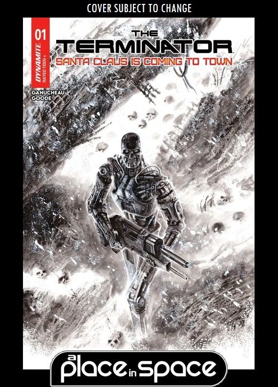 TERMINATOR SANTA CLAUS IS COMING TO TOWN #1J (1:5) BIAGINI LINE ART (WK49)