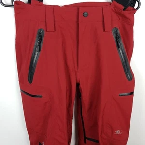 PANTALONES ESQUÍ BERGANS OF NORWAY ISOGAISA talla 8/38 NUEVOS TIRANTES ROJO BURGRUNDY - Imagen 1 de 12