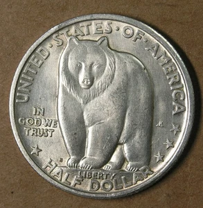 50c 1936-S Bay Bridge Half Dollar Commemorative Slider AU-BU * AvenueCoin - Picture 1 of 4
