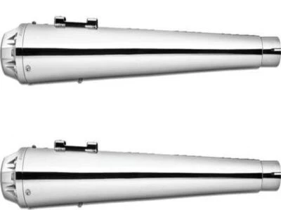 Freedom American Outlaw Slip-Ons 4.5" Chrome W/Chrome Tip Indian IN00053 - Image 1 of 2