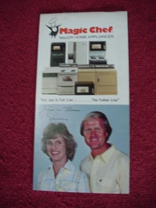 1982-83 MAGIC CHEF APPLIANCES NOTEBOOK JACK AND BARBARA NICKLAUS LOWER PRICE - Picture 1 of 9