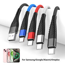 Fast Charging USB Cable for Samsung S23 S22 S21 S20 S10 Google 8 7 Charger Cord