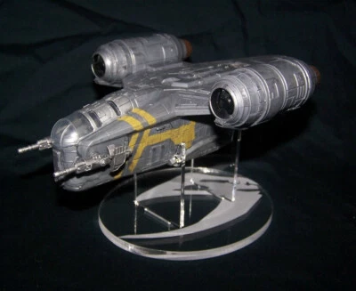 acrylic display stand for the Star Wars Micro Galaxy Squadron Razor Crest - Image 1 of 4