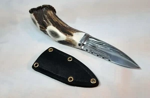 Scottish Knife, Sgian dubh Stag Antler traditional Ceremonial Scandinavian knive - Picture 1 of 7