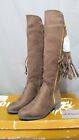 Gc. Shoes Womens Full Zip 1.5" Low Heel Knee High Brown Marlo Boots Size 6 M New